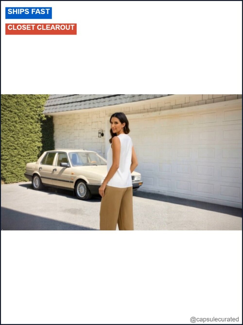 Silk Satin Sleeveless V Neck Camisole Blouse Dressy Casual Tank Top Work Shirt - Picture 6 of 6